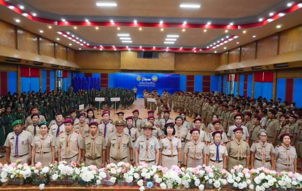 พิธีเข้าประจำกองลูกเสือ–เนตรนารี สามัญรุ่นใหญ่ ระดับชั้นมัธยมศึกษาปีที่ 1 ประจำปีการศึกษา 2568